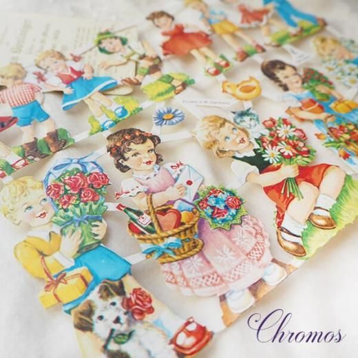 クロモス　ドイツ製　まとめ売り　22枚 クロモス ドイツ製 まとめ売り 22枚