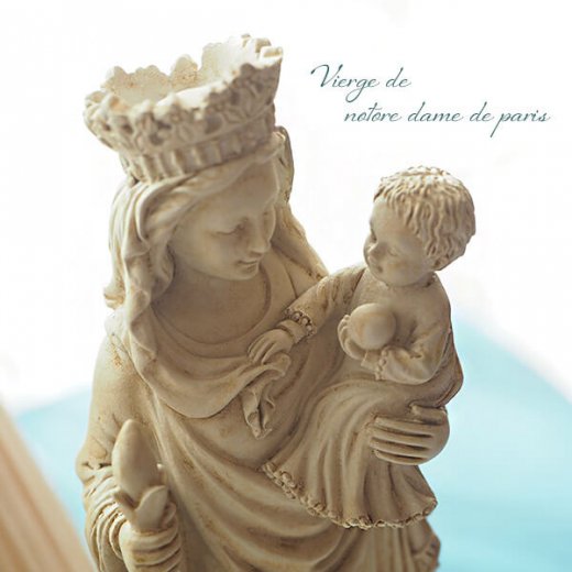 フランス直輸入 聖母子像 【Mサイズ】聖母マリア オブジェ ノート