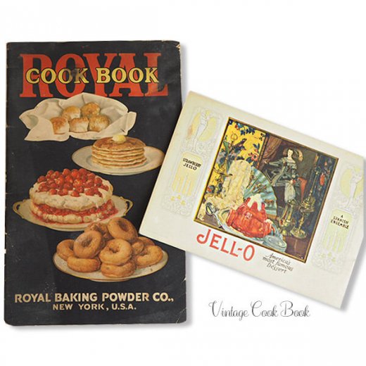 USA【希少】1923年 JELL-O ジェロー レシピブック・Royal cookbook ２