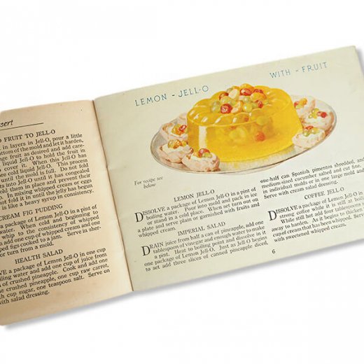 USA【希少】1923年 JELL-O ジェロー レシピブック・Royal cookbook ２