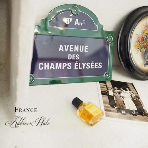 フランス直輸入！ パリ 道路看板 プレート【AVENUE DES CHAMPS ELYSEES