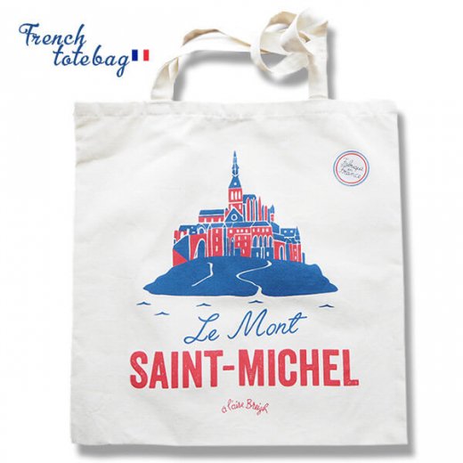 フランス製 トートバッグ TISSAGE DE L'OUEST【Le Mont-SAINT-MICHEL】