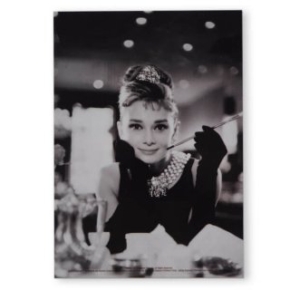 オードリー・ヘップバーン雑貨 フレンチ ポストカード オードリー・ヘップバーン ティファニーで朝食を A （Audrey Hepburn）