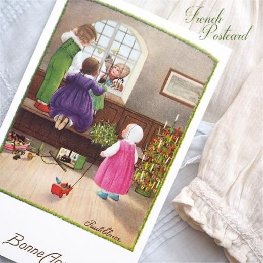 フランス クリスマス ポストカード Bonne Annee K 海外 絵葉書 輸入雑貨 Zakka Minimini フランス クリスマス ポストカード Bonne Annee K 海外 絵葉書 輸入雑貨 Zakka Minimini