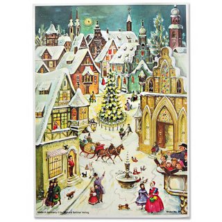 クリスマス（Xmas） 輸入 雑貨 ドイツ クリスマス アドベントカレンダー【Mサイズ】＜聖夜＞