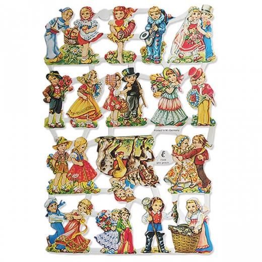 クロモス　ドイツ製　まとめ売り　22枚 ドイツ クロモス【M】（チャイルド 花・馬・民族衣装） - 海外