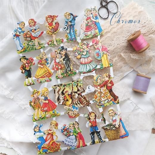 クロモス　ドイツ製　まとめ売り　22枚 クロモス ドイツ製 まとめ売り 22枚