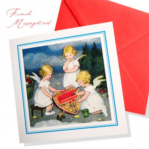 フランス メッセージカード  封筒セット（ange・天使）【画像1】
