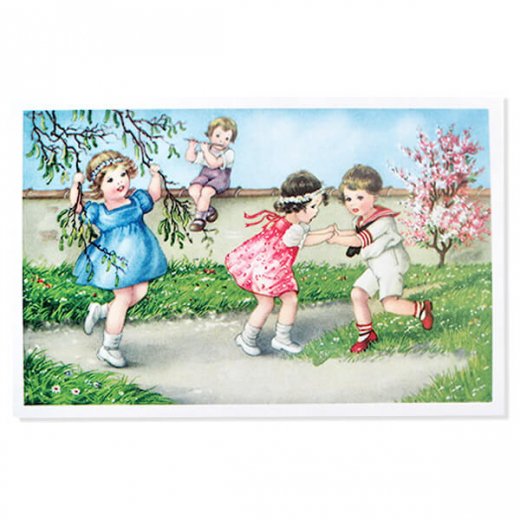 子供(20)I32◆少女 アンティークポストカード フランス ドイツ ベルギー イタリア イギリス ビンテージ 外国絵葉書