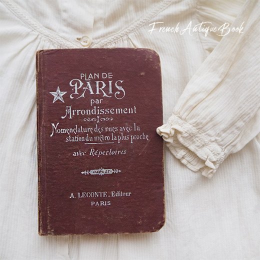 1950年代 フランス アンティーク本 （PLAN DE PARIS パリ ガイドブック ）