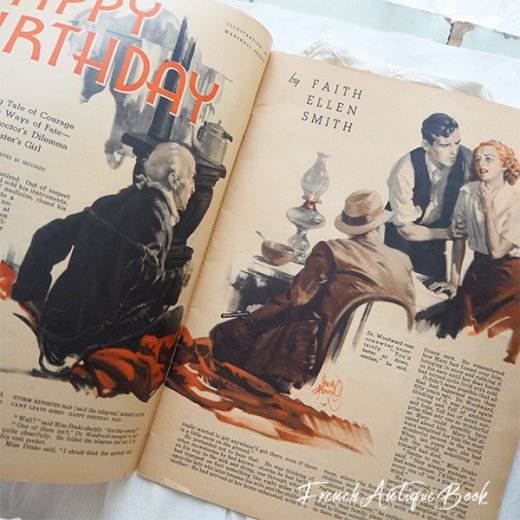 USA 1935年 ヴィンテージ本 マガジン 雑誌（Liberty Magazine）