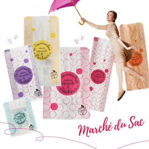 マルシェ袋 フランス 海外市場の紙袋