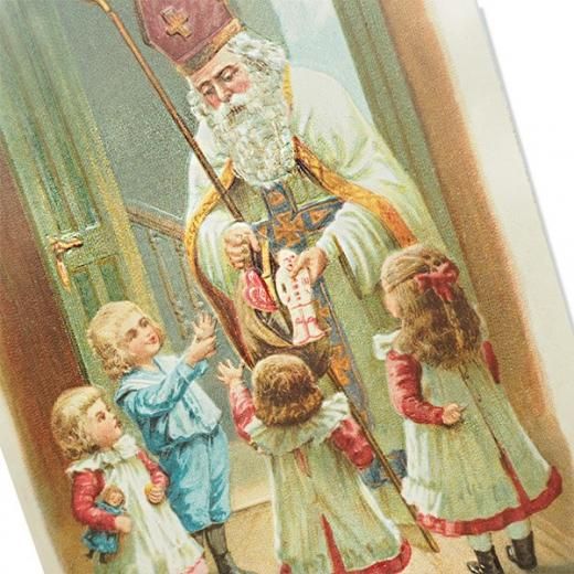 ドイツ直輸入！ 【大判】クリスマス ポストカード エンボス加工 復刻