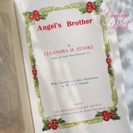 イギリス 1919年 ヴィンテージ本【ANGEL'S BROTHER】