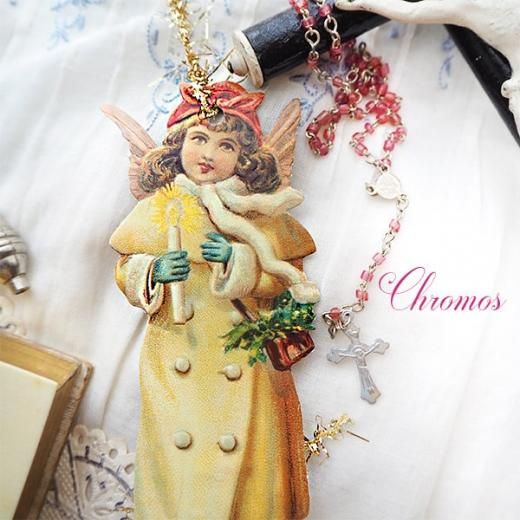 クロモス　ドイツ製　まとめ売り　22枚 ドイツ クロモス【タグ】＜天使の訪問＞