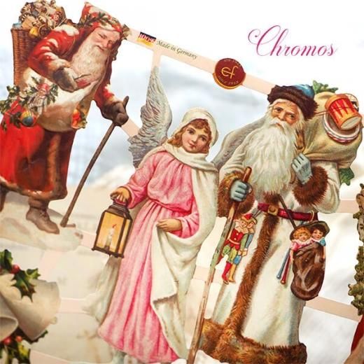 ドイツ クロモス【M】サンタクロース 天使 幼子 クリスマス