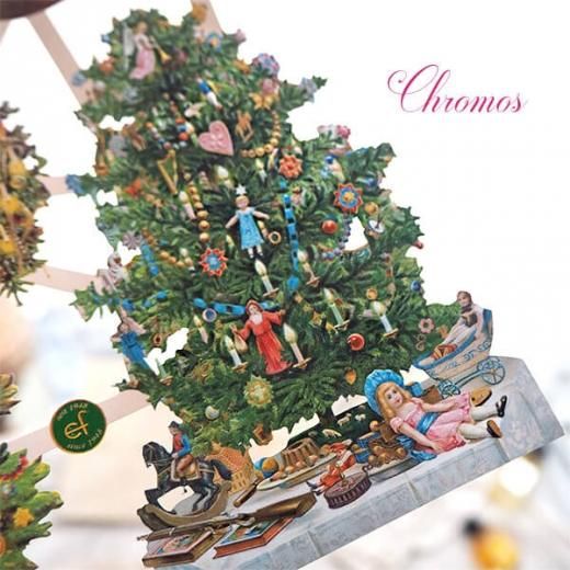 ドイツ クロモス M 3種のクリスマスツリー ドイツ クロモス M 3種のクリスマスツリー