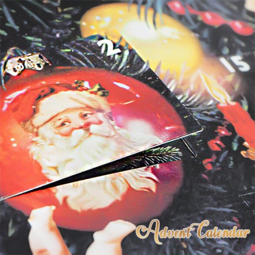 ドイツ クリスマス アドベントカレンダー【LL】＜天使 エンジェル ベア キャンドル リボン＞