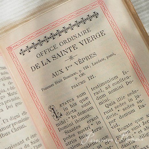 送料無料】フランス アンティーク 1900年代 聖書 祈祷書 ミセル AVE 