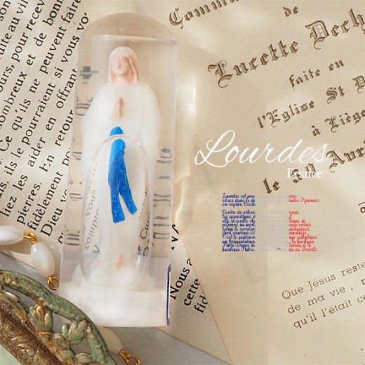 【フランス直輸入】フランス ルルドの泉 聖母マリア 聖水ボトル Sサイズ souvenir（奇跡の聖水）