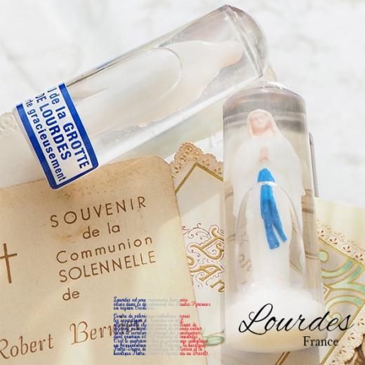 【フランス直輸入】フランス ルルドの泉 聖母マリア 聖水ボトル Sサイズ souvenir（奇跡の聖水）