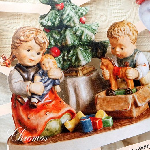 ドイツ クロモス【M】フンメル人形 コラボクロモス クリスマス ウインター サンタクロース