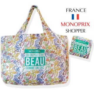 フランス直輸入！】 MONOPRIX モノプリ エコバッグ【Vincent Darre（ ヴァンサン・ダレ ）コラボ商品】