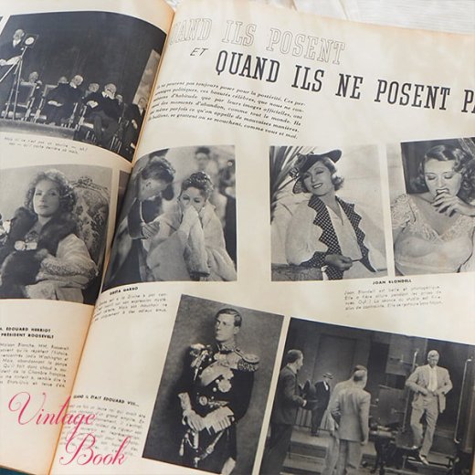 フランス 1937年 12月 クリスマス マガジン （MARIE CLSIRE マリクリール）ガーリー ファッション雑誌