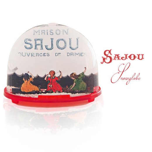 【フランス直輸入！】フランス製 SAJOU メゾン サジュー Maison Sajou スノードーム   スノーグローブ（三人の女の子）