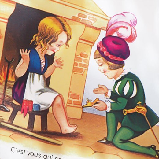 フランス ポストカード 童話シリーズ シンデレラ フランス語（CENDRILLON）【画像3】