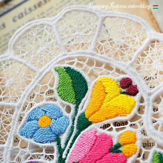 ハンガリー工房買付け】20×19cm ハート パステル ハンガリー製