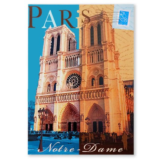  フランス ポストカード ノートルダム大聖堂（Cathedrale Notre Dame）