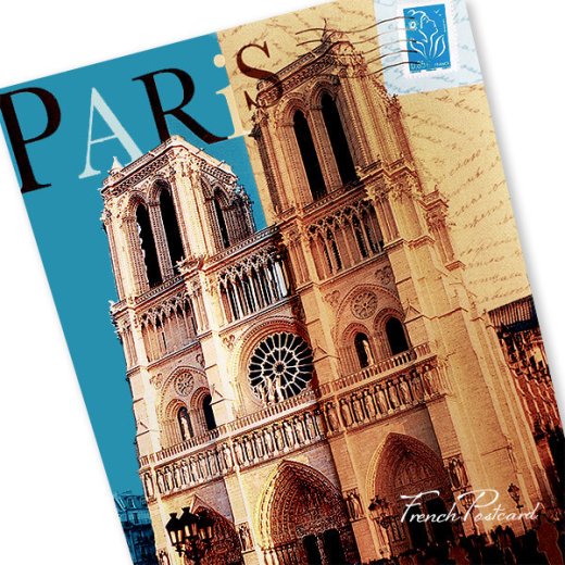  フランス ポストカード ノートルダム大聖堂（Cathedrale Notre Dame）【画像2】