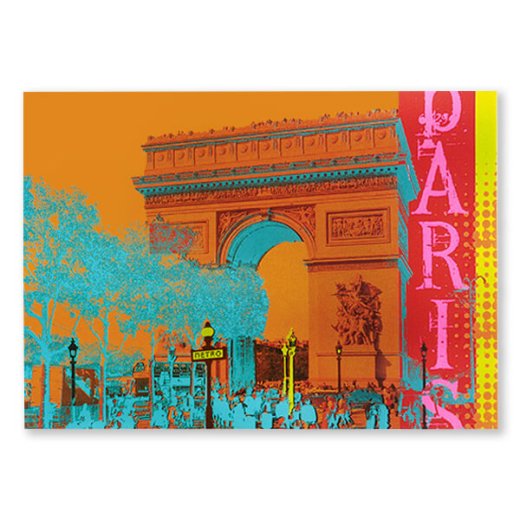 フランス ポストカード 凱旋門（Arc de Triomphe）