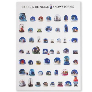 ポストカード/フレンチ系 フランス ポストカード スノードームコレクション（Boules de neige snowstorms）