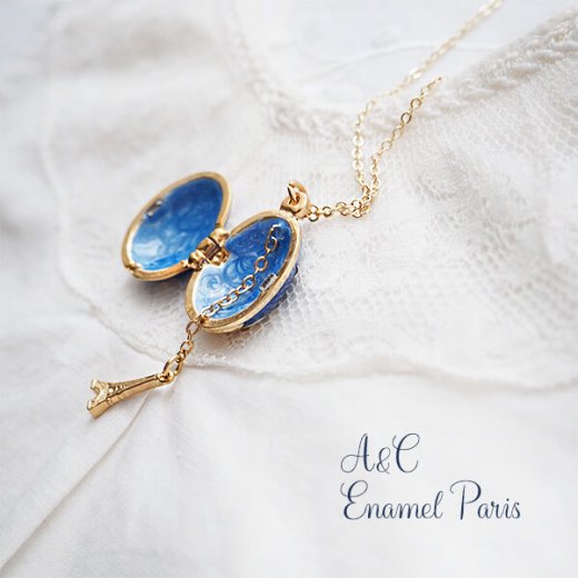 フランス輸入 A&C Enamel Paris社 ハンドペイント イースターエッグ