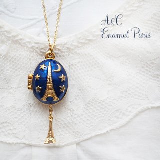 フランス輸入 A&C Enamel Paris社 ハンドペイント イースターエッグ