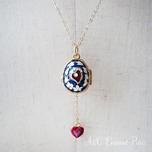 フランス輸入 A&C Enamel Paris社 ハンドペイント エナメル