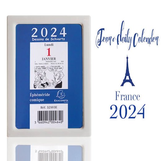 入荷しました】フランス直輸入！ 2024年 フランス日めくりカレンダー