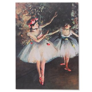  ドイツ ポストカード Edgar Degas （Two Dancers On Stage 1874 エドガー・ドガ ）
