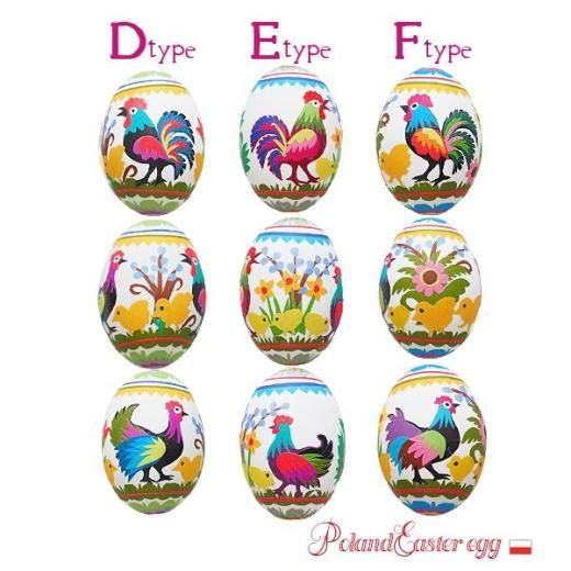 イースターエッグ　ピサンキ　オリジナルデザイン ポーランド製 イースターエッグ（ピサンキ）ヴォヴィチ伝統 切り