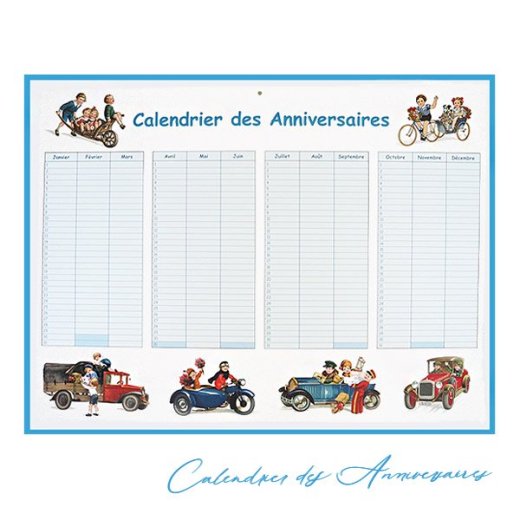 フランス製 アニバーサリーカレンダー フランスお土産