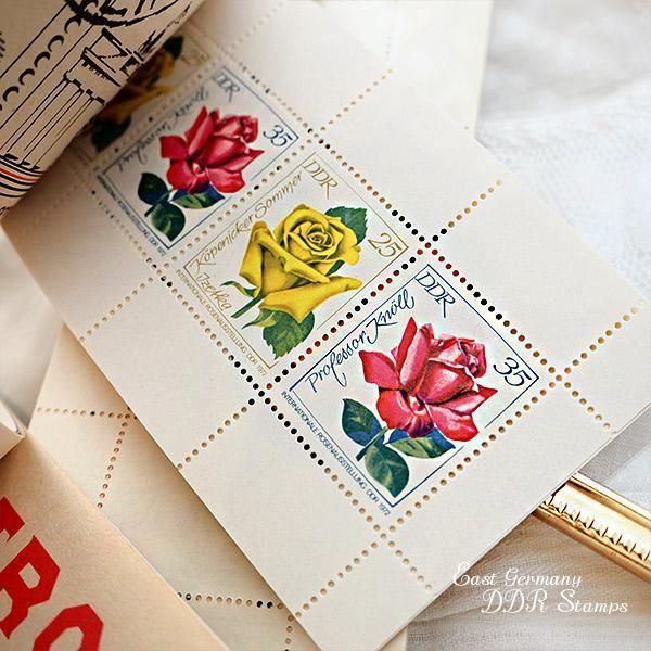 DDR／旧東ドイツ時代】 ドイツ 1972年 DDR時代の希少な記念切手セット