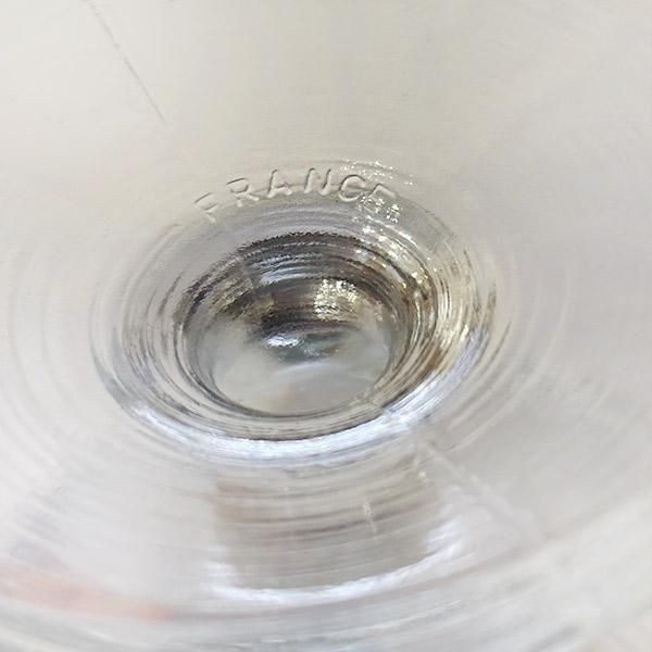 単品販売・フランス蚤の市買付】フランス製 ヴィンテージ プレスガラス