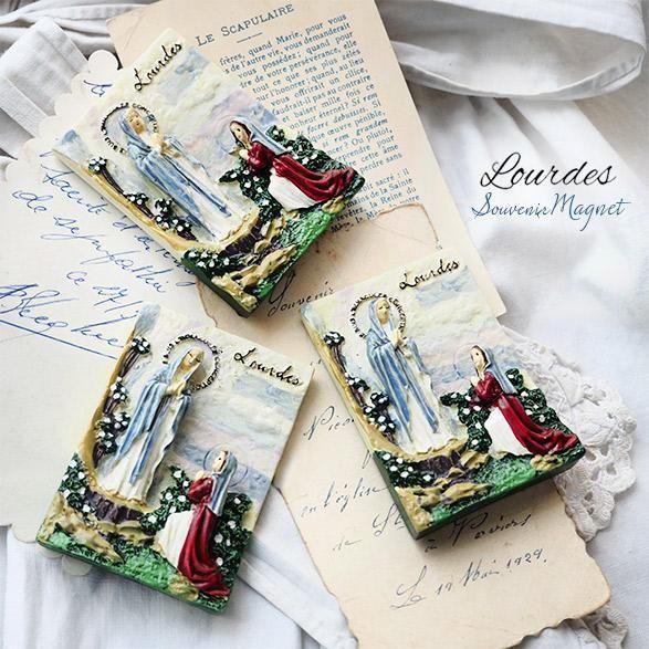 フランス直輸入】フランス お土産マグネット ルルドの泉