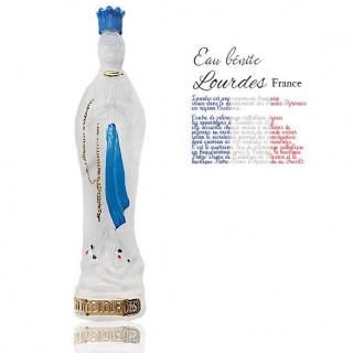   【フランス直輸入】フランス ルルドの聖水入り 聖母マリア像ボトル  大型 23cm souvenir フランスお土産 ルルドの泉お土産
