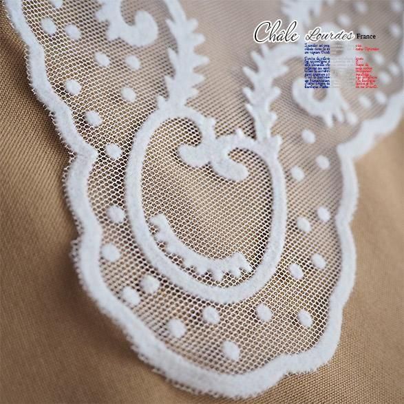 フランス直輸入】ルルドの泉 お祈り用ショール 聖母マリア