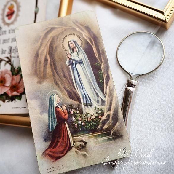 ♡レア　フランスアンティーク　コミュニオンフレーム　初聖体拝領　ホーリーカード ♡レア フランスアンティーク コミュニオンフレーム 初聖体拝領