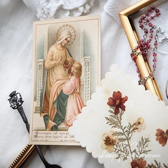 フランス蚤の市買付け 5枚セット】 1930-60年代 教会 ホーリーカード