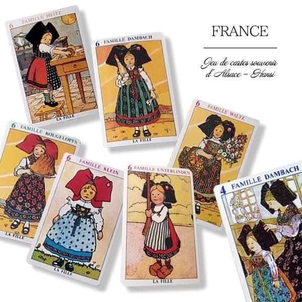 フランス直輸入！】お土産 スーベニア アルザスのお土産カードゲーム